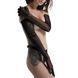 Feral Feelings Long Glovers L mesh gloves, black