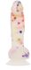 Confetti dildo ADDICTION - PARTY MARTY 7.5″ - FROST & CONFETTI, 19 cm, silicone