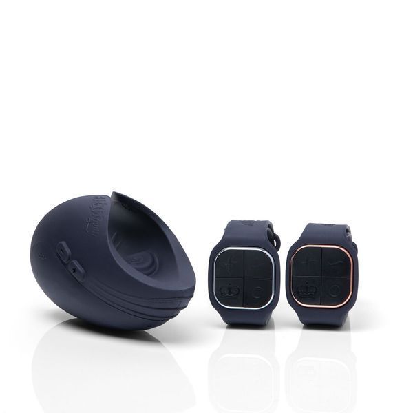 Іграшка для пар Hot Octopuss PULSE DUO LUX, пульсація+вібрація, використання без рук, 2 пульти SO8730 фото