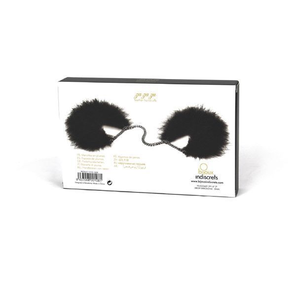 Bijoux Indiscrets Za za zu Feather Handcuffs, feather, gift packaging