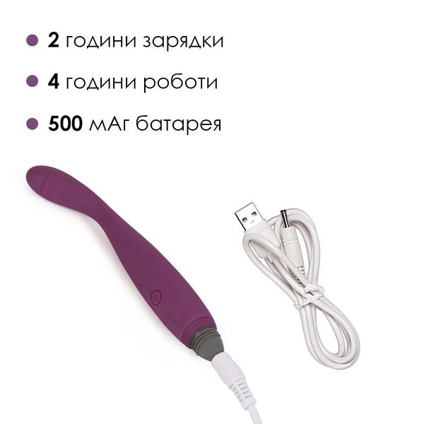 Slim G-spot vibrator Svakom Cici Violet