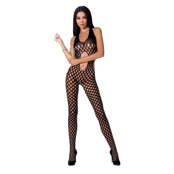 Сексуальний бодістокінг Passion BS065 One Size, Black, комбінезон, велика сітка PBS065B фото