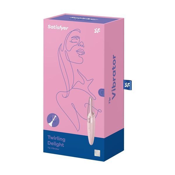 Вібратор для клітора Satisfyer Twirling Delight Rose SO5556 фото