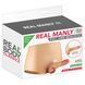 Real Body Real Manly Silicone Panties with Dildo, S/M, One-Piece Construction, for Her