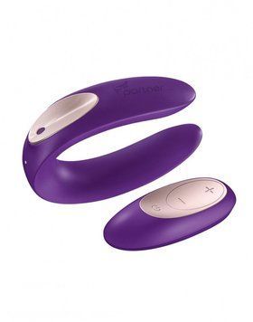 Satisfyer Double Plus Remote Vibrator for Couples with Remote Control and Dual Motors, Фиолетовый