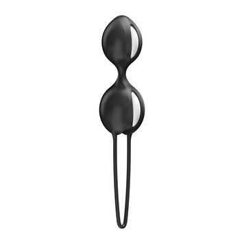 Вагінальні кульки Fun Factory SMARTBALLS DUO Black, 2 шт, діаметр 3,2 та 3,6 см SX3668 фото