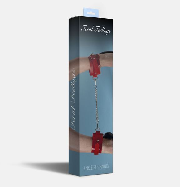 Feral Feelings Leggings - Ankle Restraints Red