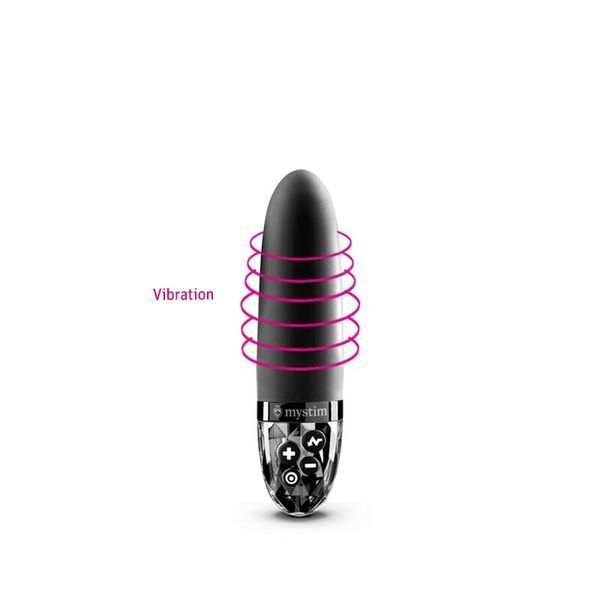 Mystim Sleak Freak Black Edition Electro-Stimulation Vibrator