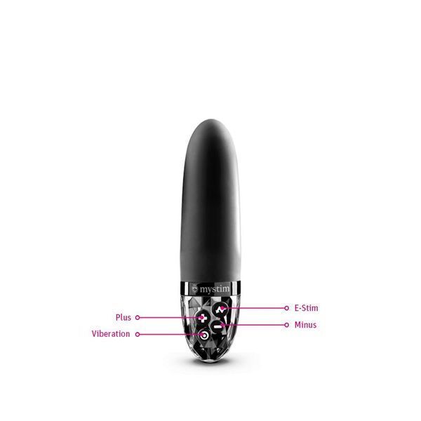 Mystim Sleak Freak Black Edition Electro-Stimulation Vibrator