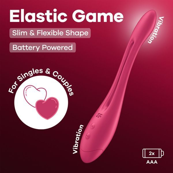 Универсальный гибкий вибратор для пар Satisfyer Elastic Game Battery Series SX3838 фото