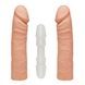 Double Dildo Doc Johnson The D - Double D - 16 Inch - ULTRASKYN, diameter 4.4cm, Vac-U-Lock