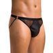 Чоловічі відкриті сліпи Passion 034 OPEN LUKE XXL/XXXL Black, екошкіра SO7575 фото 1